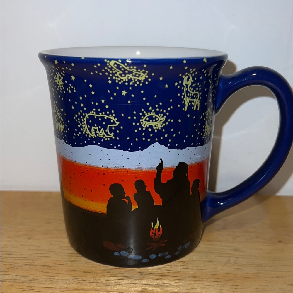 Pendleton Night Sky Campfire Mug - Blue and Orange “Keep My Fires Burning “